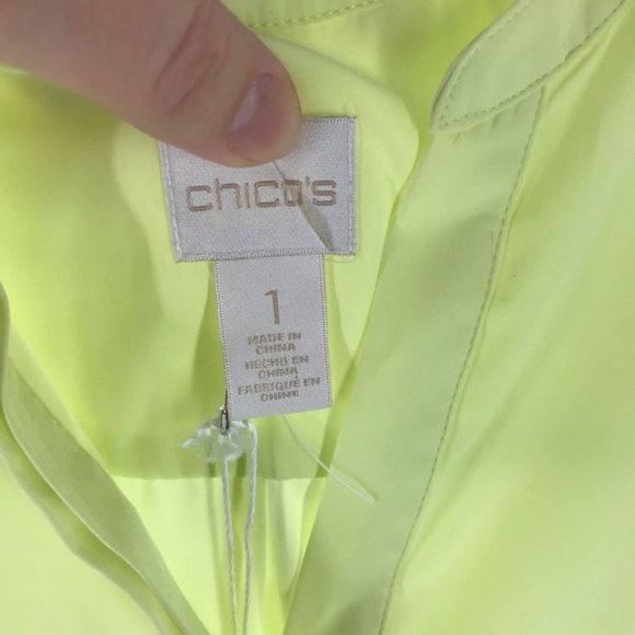 Chicos Sleeveless Blouse sz 1 (M) *NWT* - Picture 6 of 10